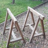 Pair of carpenter's trestles 1900