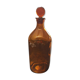 Pharmacy bottle / apothecary in amber glass early 20th total height 26 cm 1000 cl
