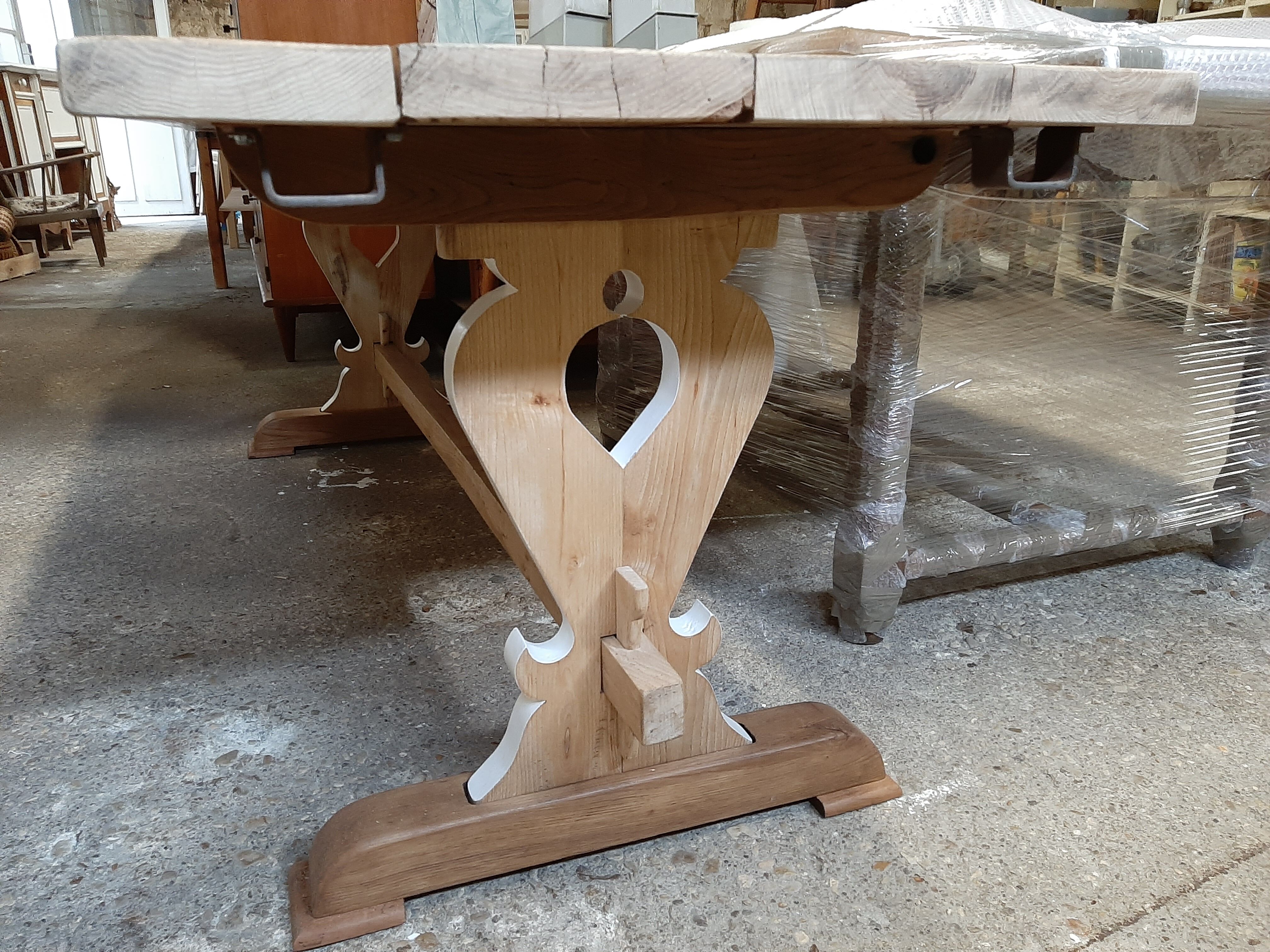 Table de ferme extensible