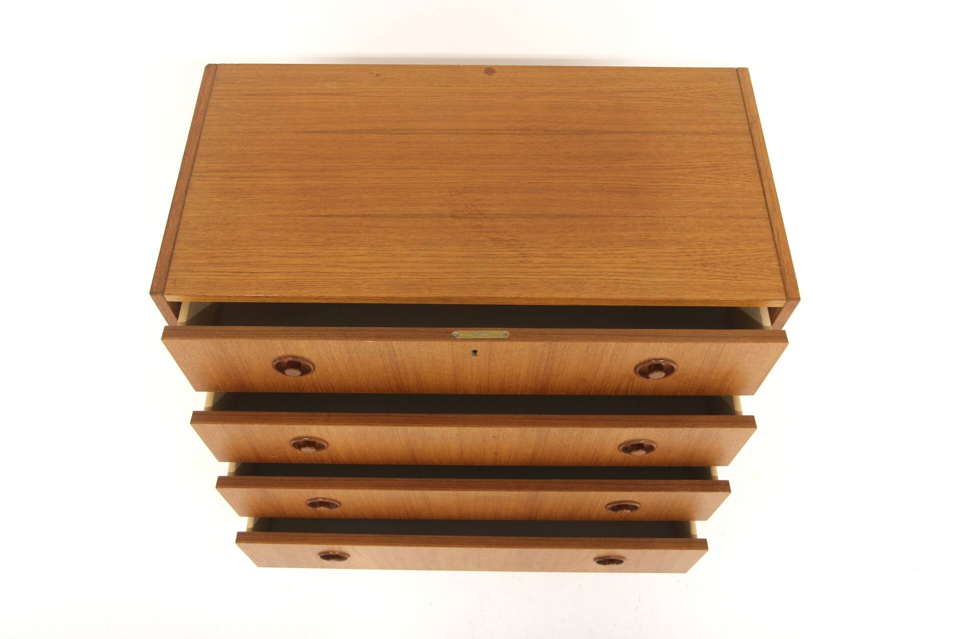Scandinavian teak commode, Sweden, 1960