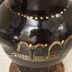 Vintage Romanian glazed pottery pitcher