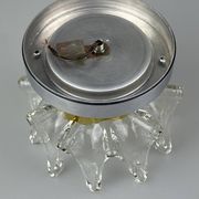 60s 70s wall lamp Wall Sconce made of metal & Murano glass Space Age design