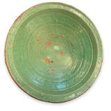 Dish hollow afghan regional enamelled