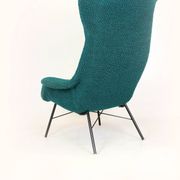 Fauteuil à oreilles par Miroslav Navrátil, Tchécoslovaquie, années 1960.