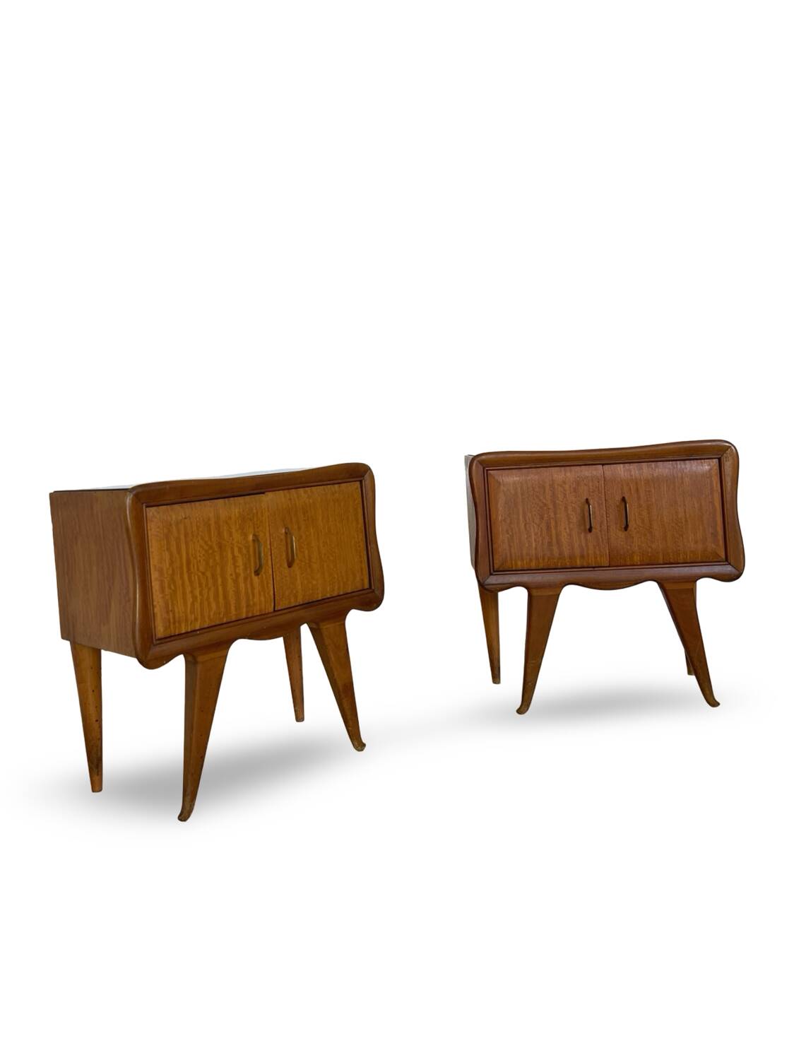 Paire de tables de chevet italiennes, milieu XXème
