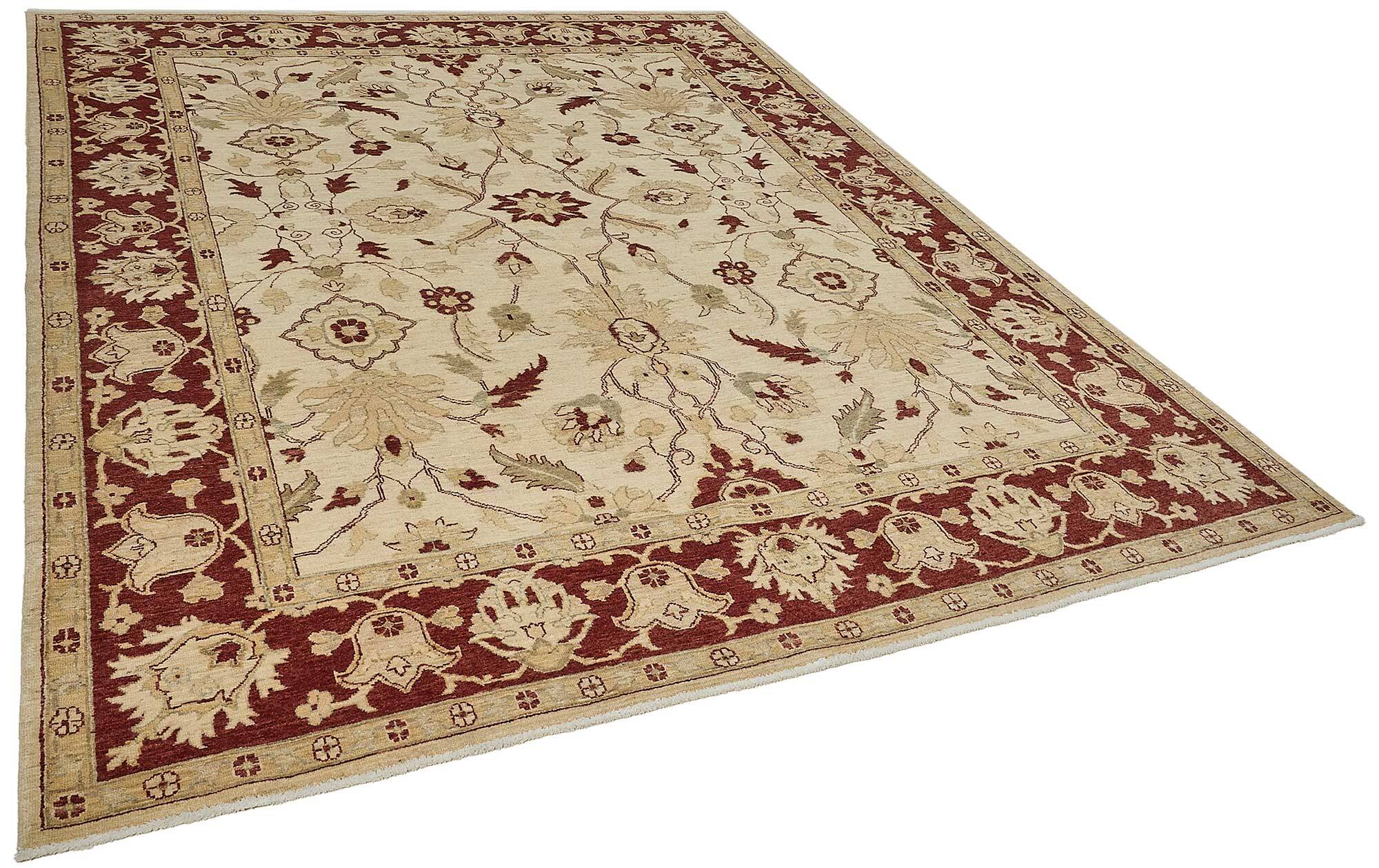 Turkish Handknotted Wool Oushak Rug 242 cm x 295 cm