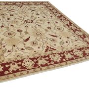 Tapis Oushak en laine noué à la main turc 242 cm x 295 cm