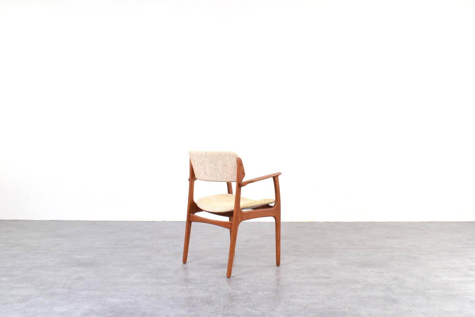 Teak Dining Chair by E. Buch for O.D. Møbler, 1960s