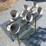 Set of 6 Lita adjustable spotlight wall lamps from the 70s