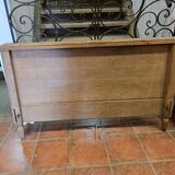 Old Louis XVI style oak headboard, 144cms L