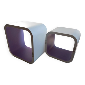 Vintage Shelves • Modular Elements • Lacquered Wood • 1970-1980