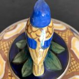 Bonbonnière art nouveau en porcelaine numérotée et signée Royal Copenhagen Denmark, 1908
