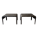 Pair of large riveted metal industrial tables
