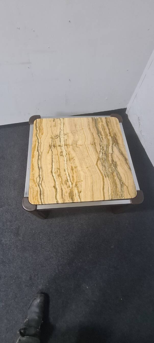 Vintage stone side table