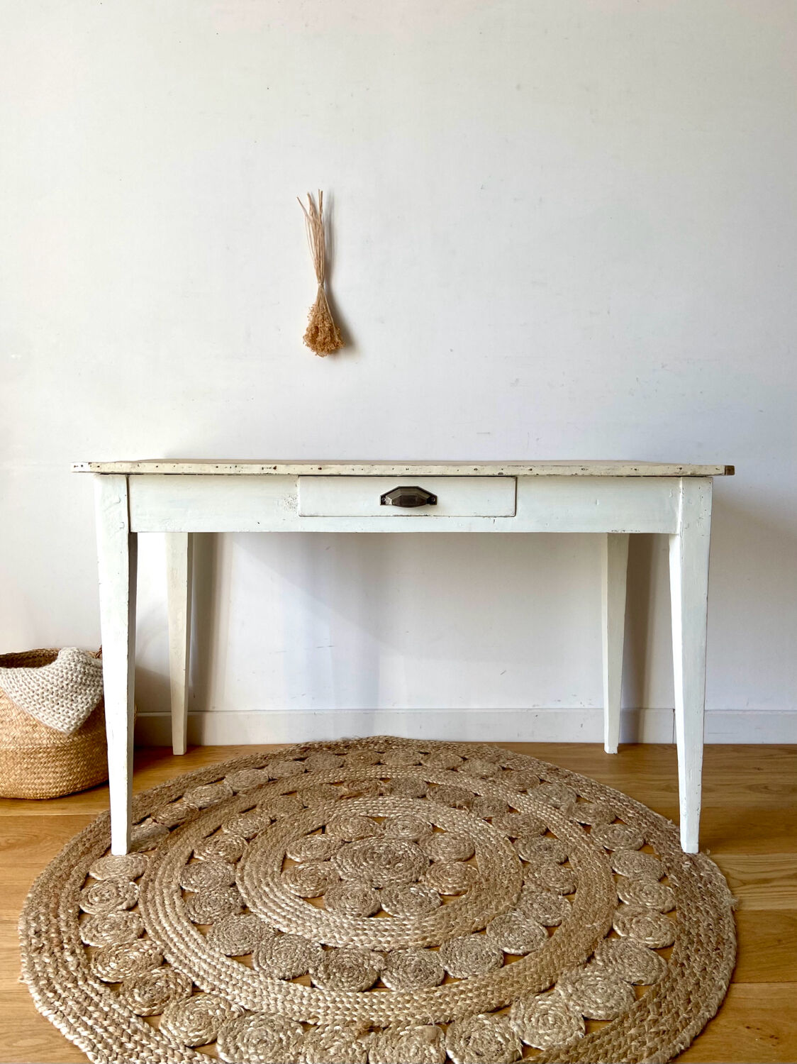 Patinated farmhouse table