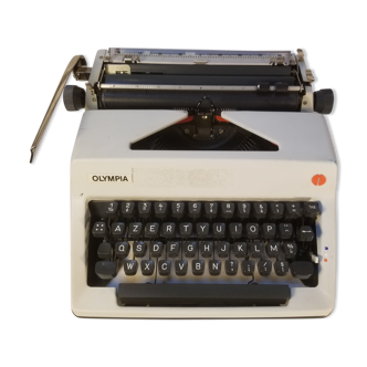 Vintage mechanical typewriter OLYMPIA SM9 white