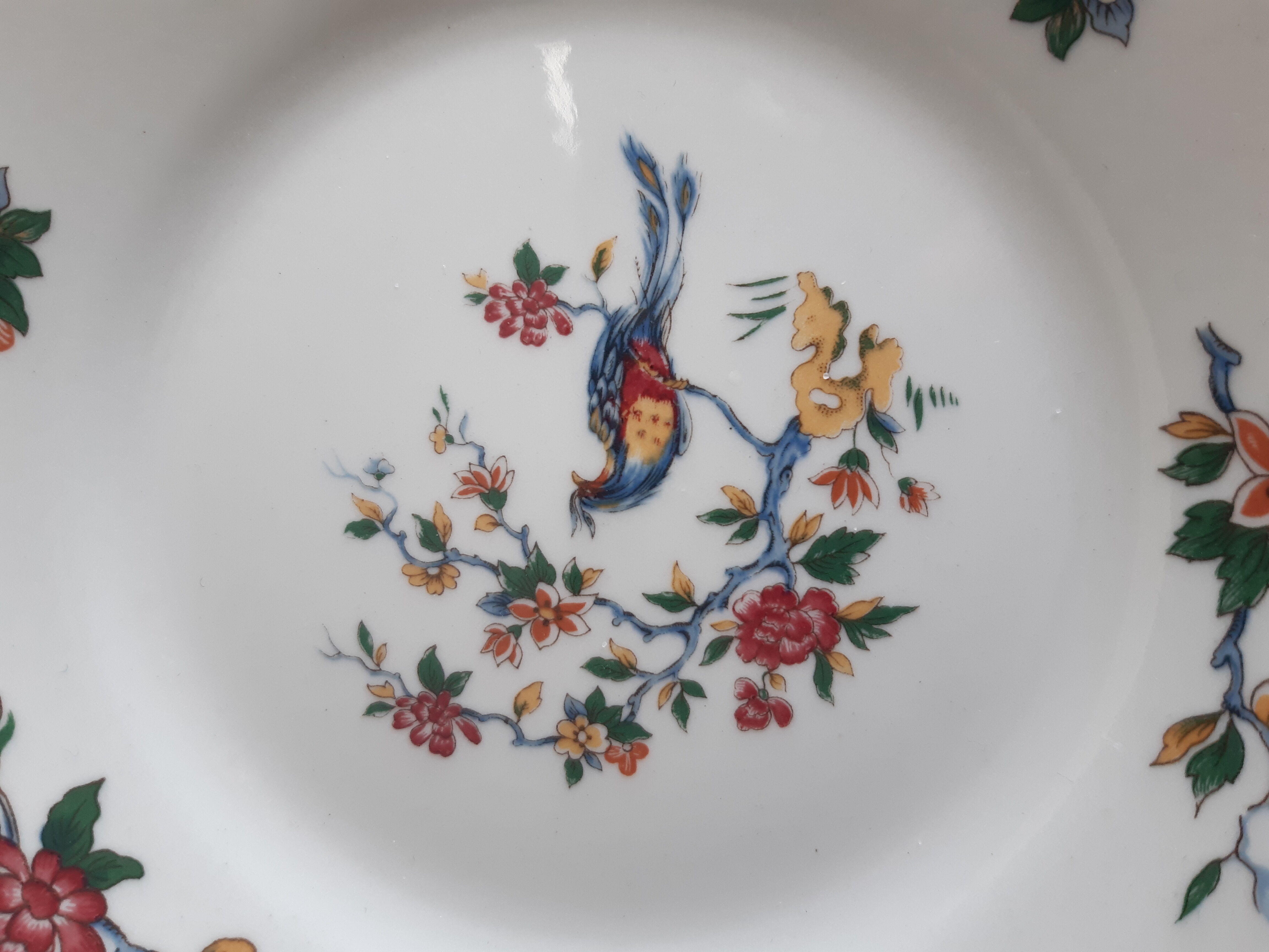 Set of 4 small plates sarreguemines