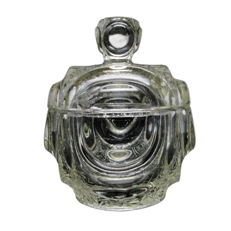 Sugar bowl, postmodern new look, glass, Poland, 1970s