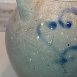 Old stoneware jar lamp