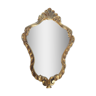 Miroir doré 44.5x29cm