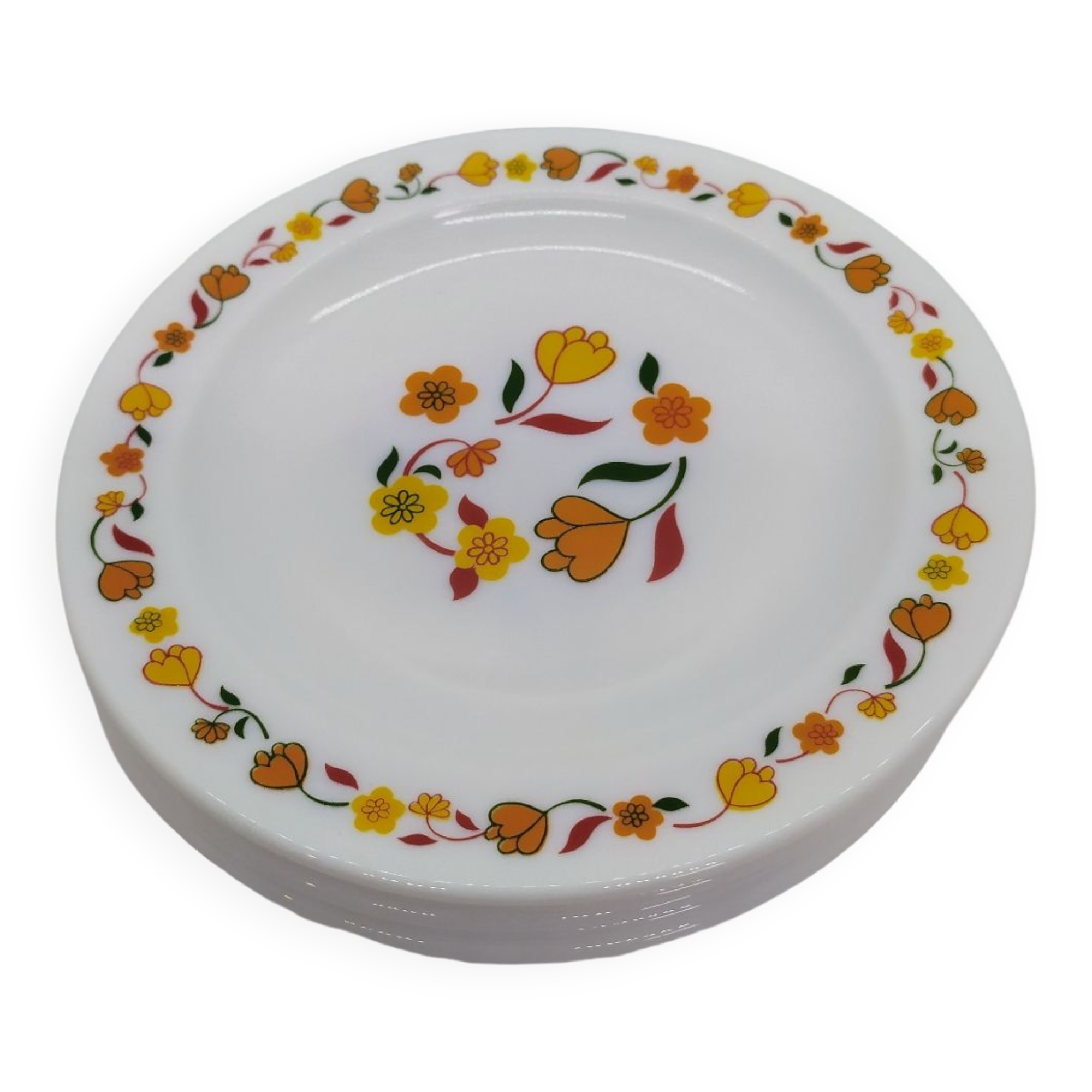 Vintage Arcopal dessert plates