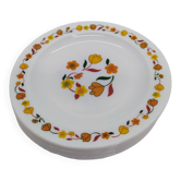 Assiettes dessert Arcopal vintage