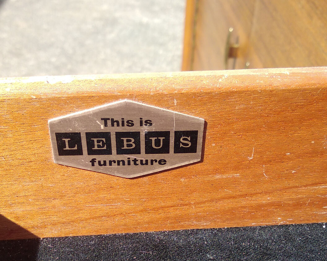 Lebus editions teak sideboard 1960