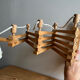 Vintage Scandinavian scissors wall light