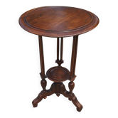 Side table in walnut