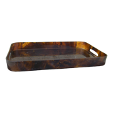 Plateau vintage en lucite