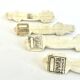 Set of 4 Art Deco knife rests, Primavera workshop