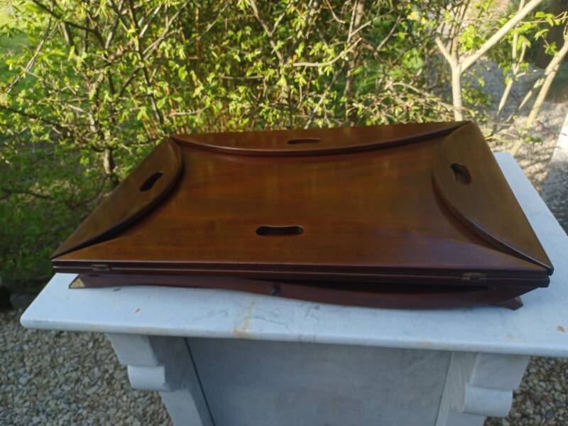 Red mahogany boat table - yacht
