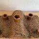Terracotta candlestick with 5 holders, 1980s.