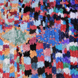Carpet vintage boucherouite 186 x 88