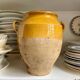 Grease pot, ochre glazed ceramic jar no. 1 - 18th century
