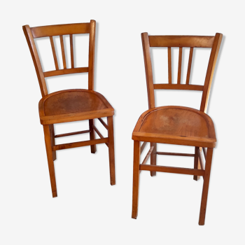 Pair of Luterma style bistro chairs – 60s