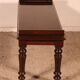 Regency period mahogany hall bench from the early 19th century.