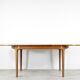 Midcentury Oblong Teak Extending Table. Vintage Modern / Danish / Retro Style .