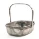 Art Deco nut basket, silver-plated metal, Norblin, Poland, 1930s