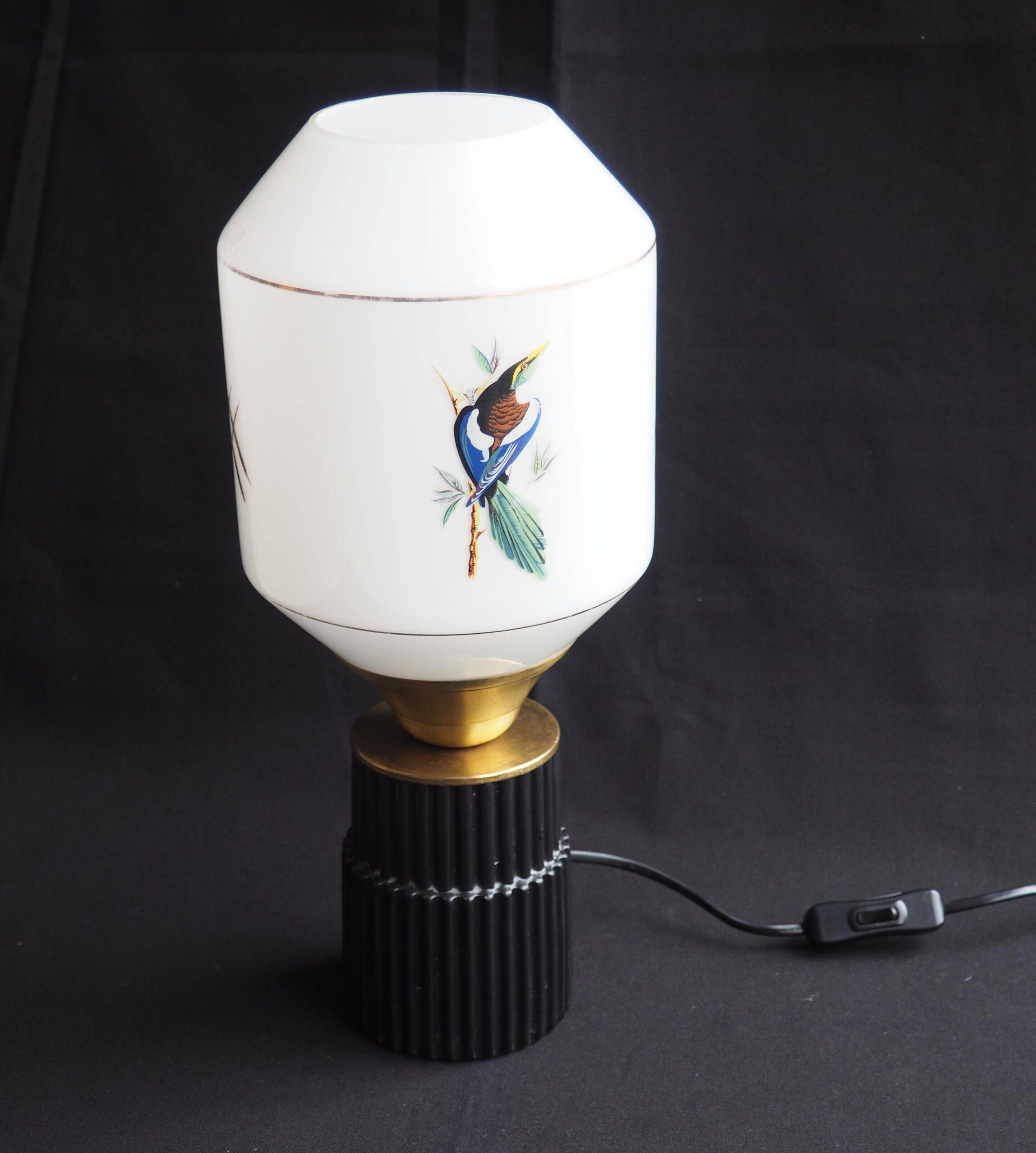 Grande lampe oiseaux