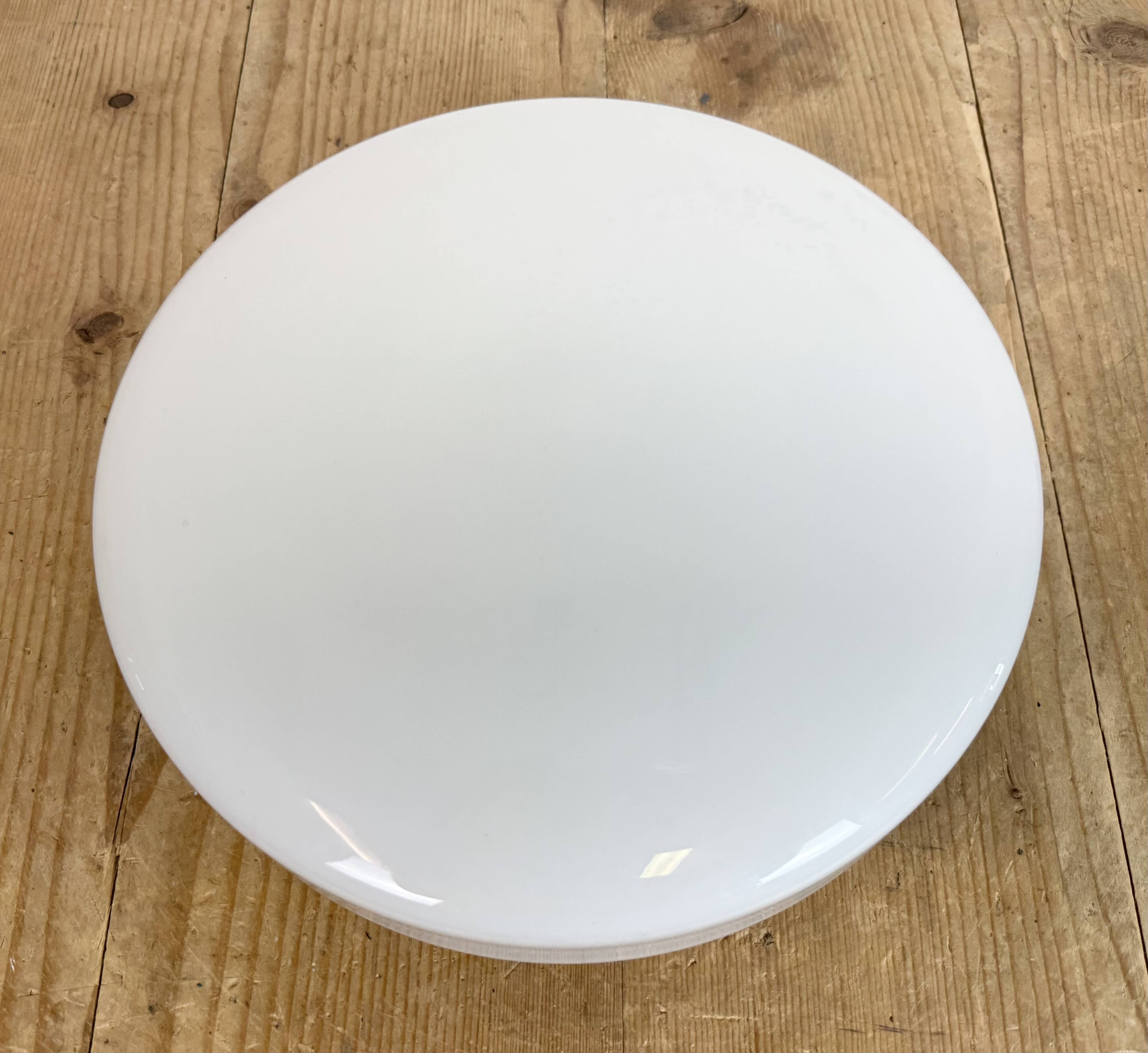 Vintage Soviet Ceiling or Wall Light with Milk Glass, 1980s