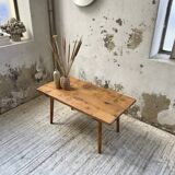 Table basse art populaire Suisse 1900