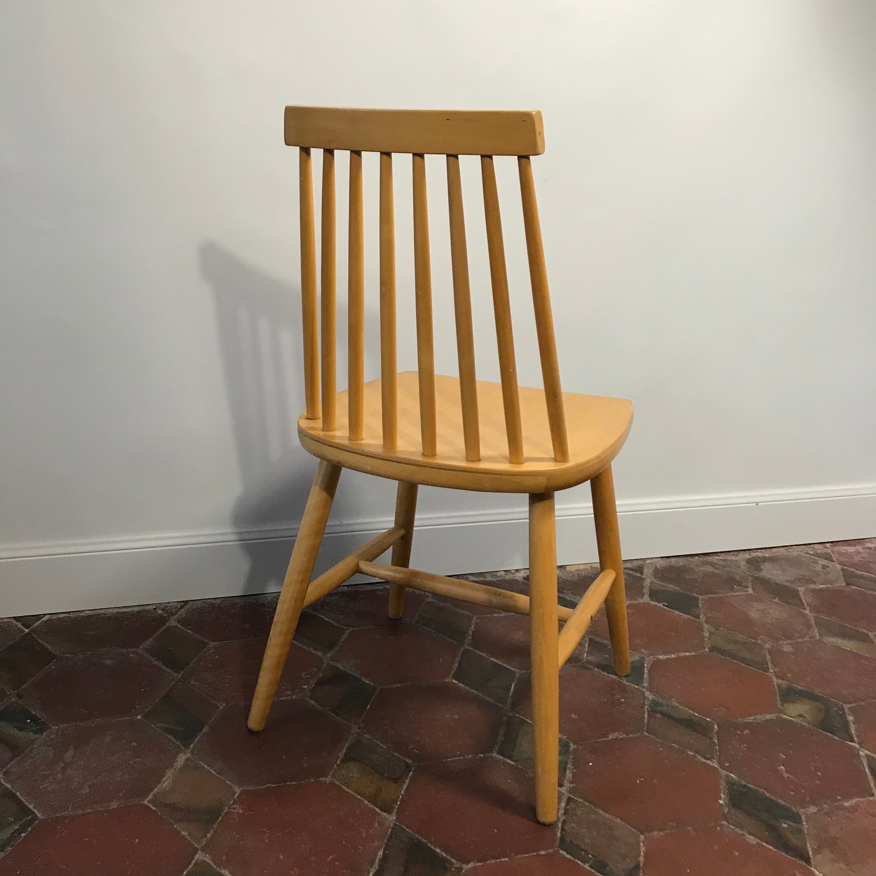 Lot de 4 chaises  1960-70 modèle Tellus IKEA vintage