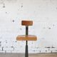 Chaise réglable "singer" avec dossier