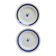 Vintage Gien Gondolo Biscuit dessert plate set