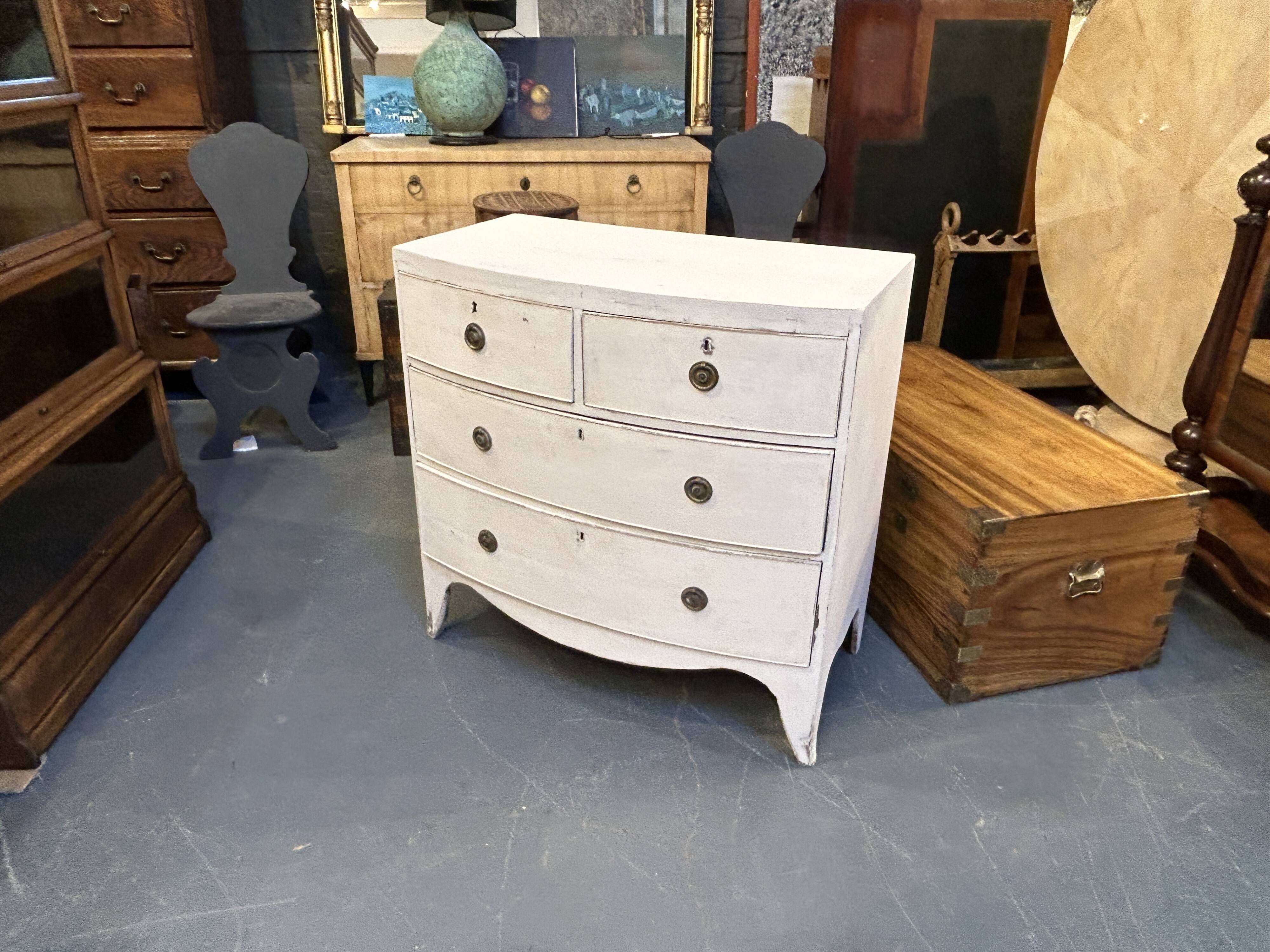 Antique Painted Chest Of Drawers
