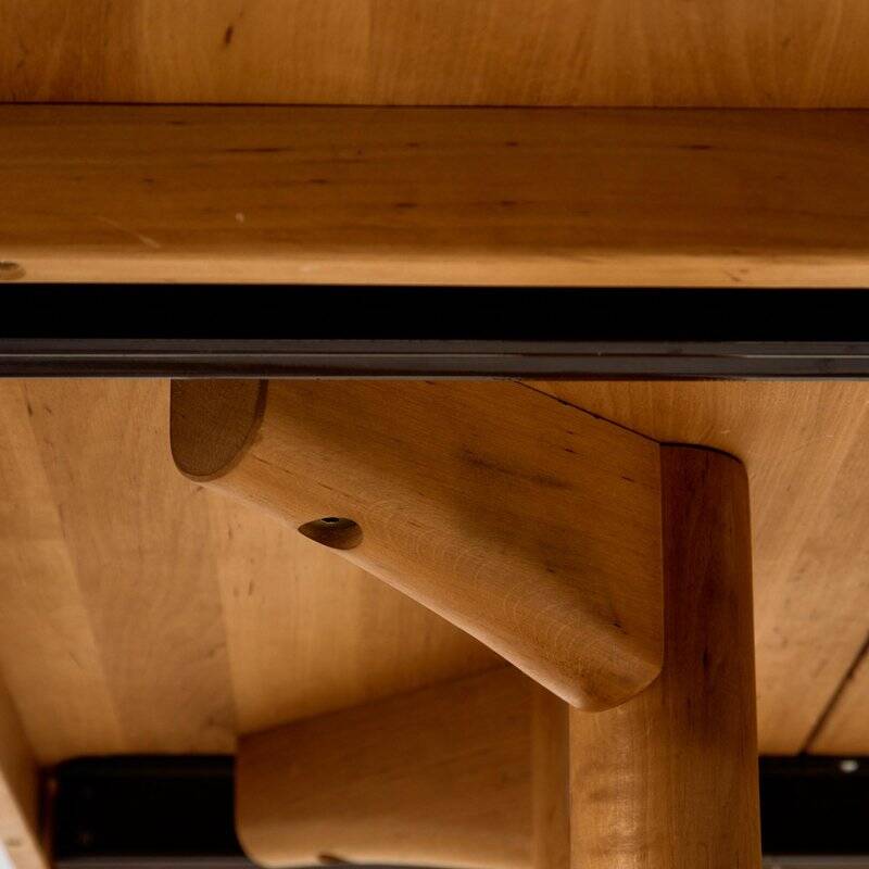 Alder Wood Dining Table from Vamdrup Stolefabrik, 1960s