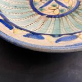 Mokhfia Fez Morocco 18th-century polychrome earthenware dish decorated with a thousand legs