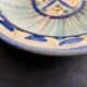Mokhfia Fez Morocco 18th-century polychrome earthenware dish decorated with a thousand legs