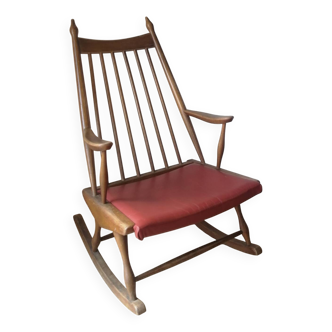 Guillemas vintage Scandinavian style rocking chair.